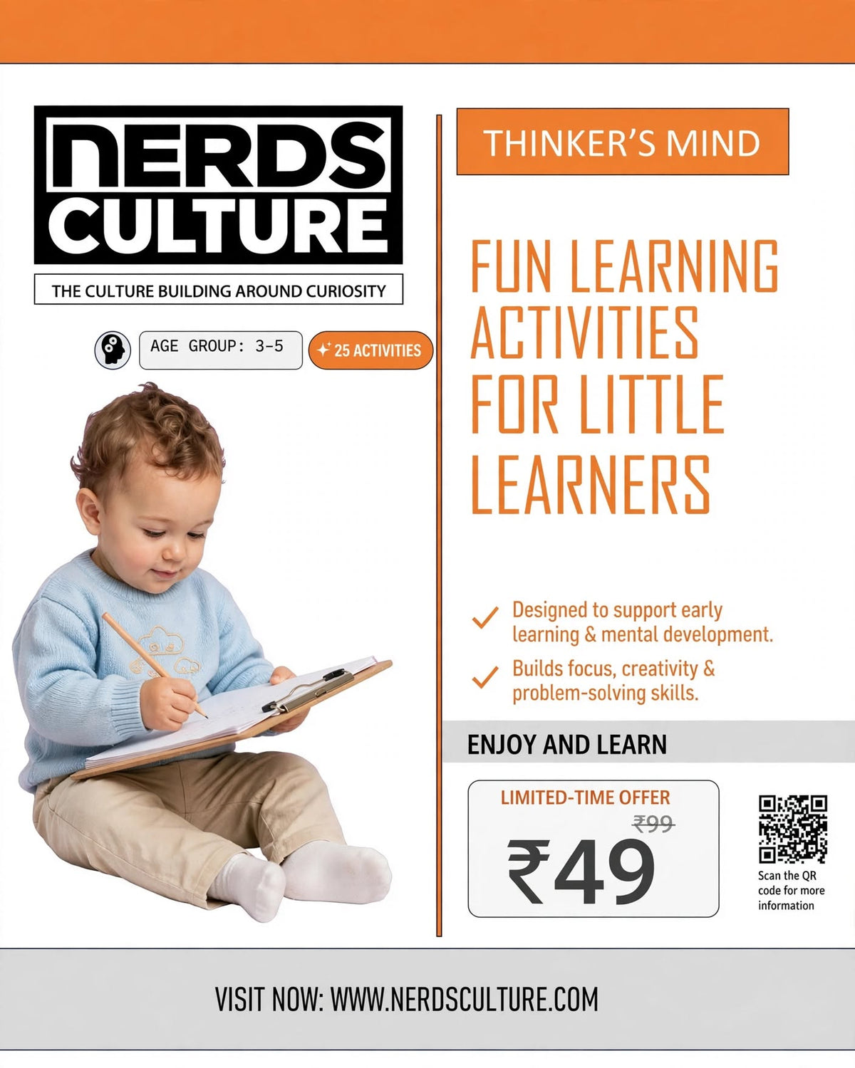 Thinker’s Mind: Activity Worksheets for Ages 3–5